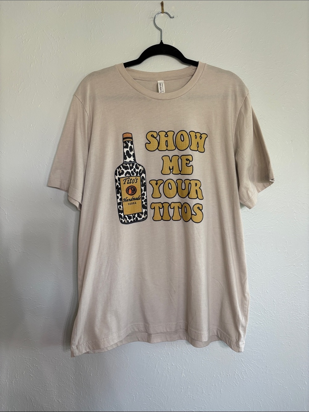 Bella Canvas Cream T-Shirt with Quote